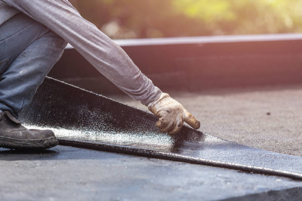 Professional Waterproofing technician working in Freeport, MI
